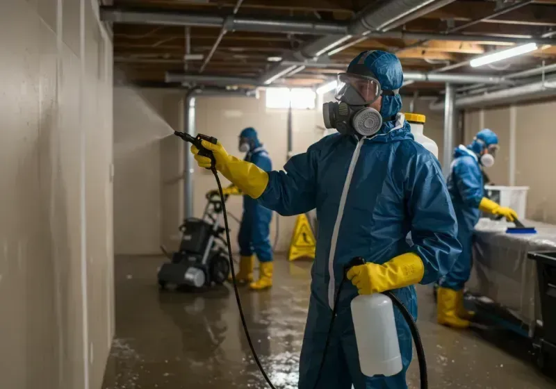 Basement Sanitization and Antimicrobial Treatment process in Hilmar-Irwin, CA